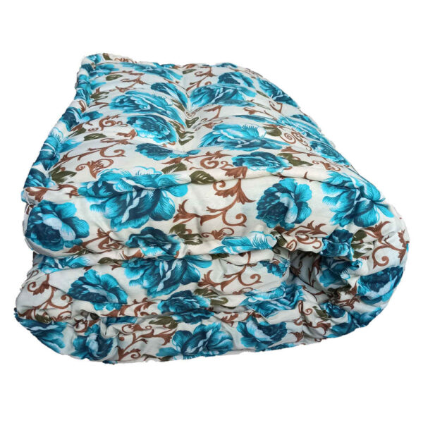 مرتبة أرضية للنوم 100% قطن - حجم مفرد طراز برجسته