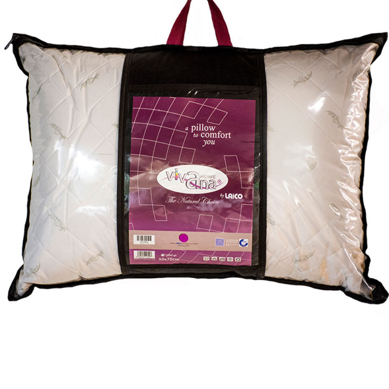 وسادة مخدة راحة النوم – غطاء قطني ناعم للغاية موديل لايكا (2x)