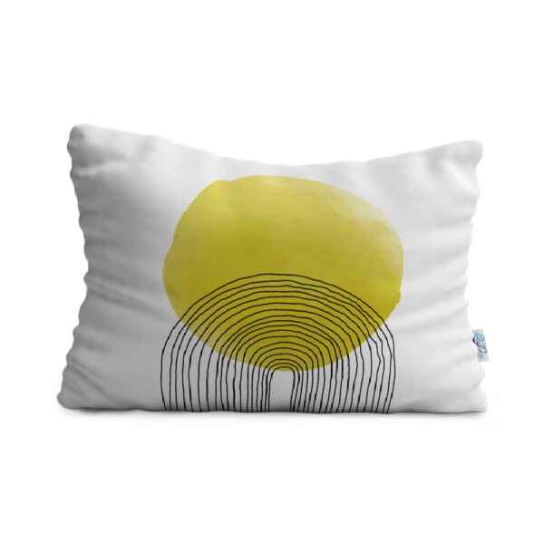 وسادة مخدة راحة النوم – غطاء مخمل أبيض موديل مهتاب (2x)