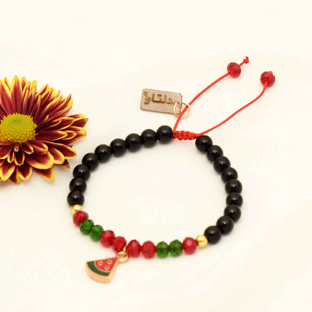 سوار خرز للنساء – تصميم البطيخ