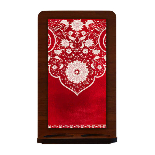 شمعدان الحائط الخشبي للشموع الصغيرة بابك (×2)