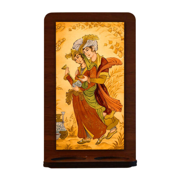 شمعدان الحائط الخشبي للشموع الصغيرة بارديا (×2)