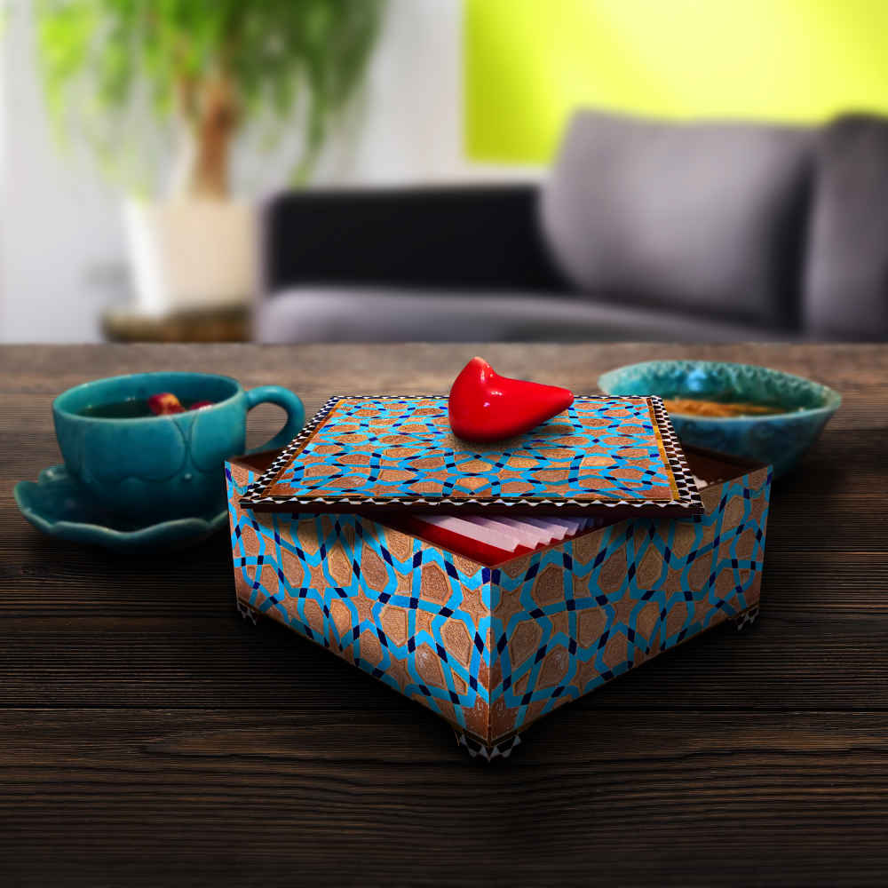 صندوق تنظيم الحلوى الخشبي نموذج فرهاد