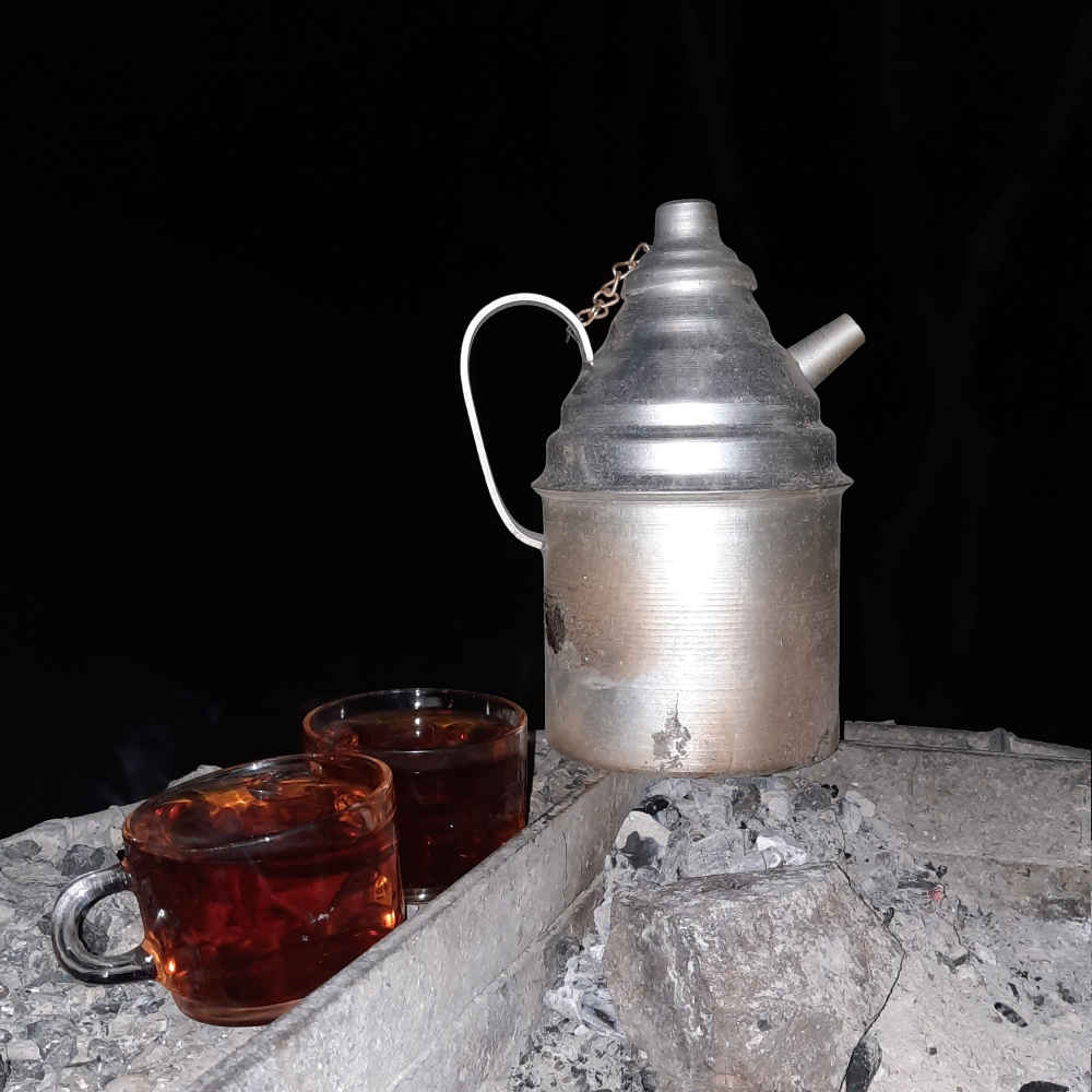 غلاية تخييم خارجية خفيفة الوزن بسعة 1.5 لتر – رائعة للنيران