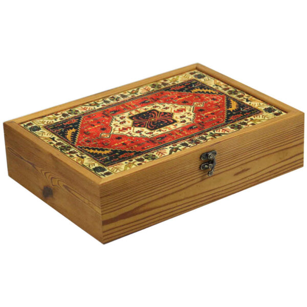 صندوق منظم لأكياس الشاي مع الصدور ونمط فارسي ليزا