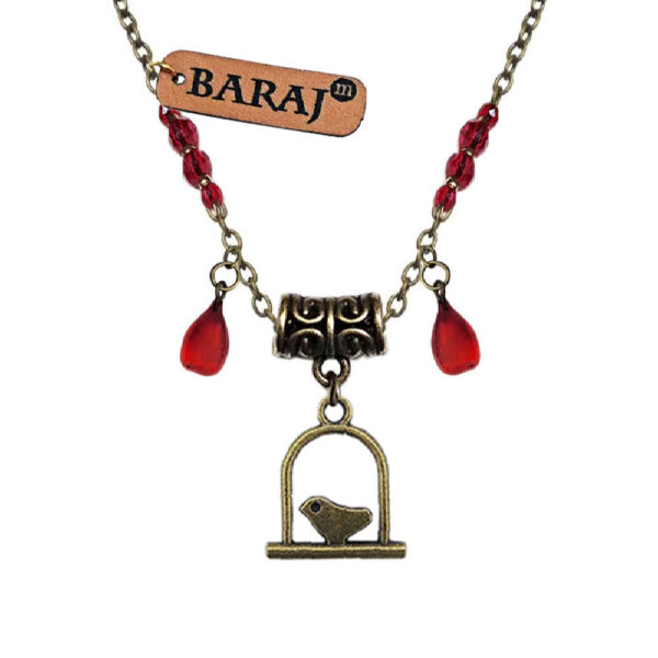 قلادة إيرانية مينيمايست للنساء طائر أمين