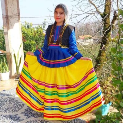مجموعة الملابس التقليدية الجيلانية للفتيات الإيرانيات