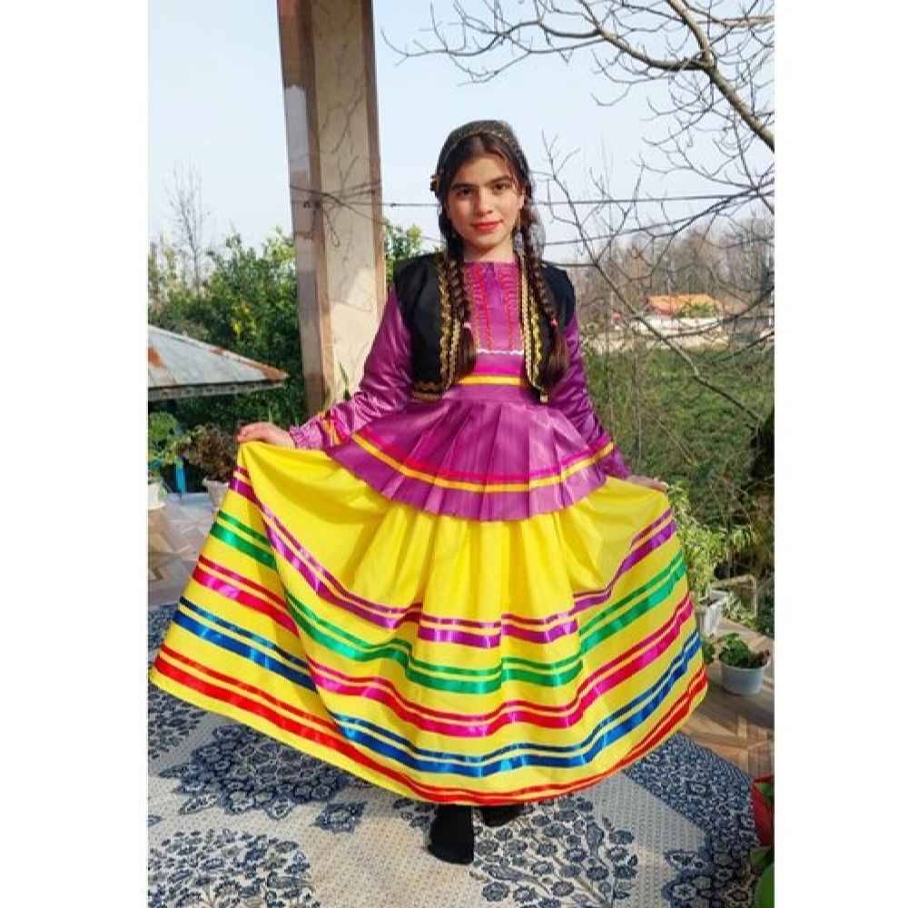 مجموعة الملابس التقليدية الجيلانية للفتيات الإيرانيات