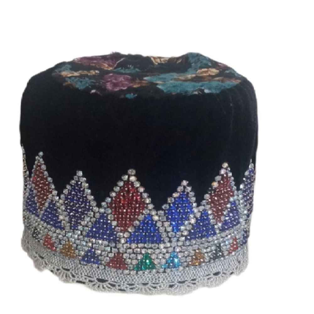 قبعة إيرانية تقليدية مصنوعة يدويًا – لچك خوزستان