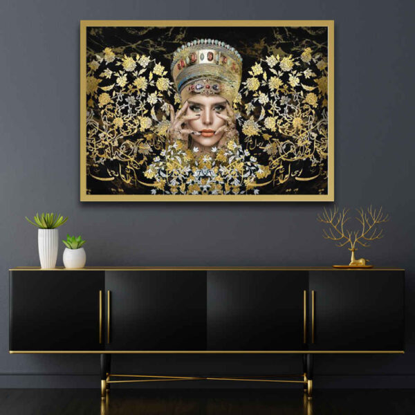 فَن القَماش الإيراني - مطبوع بالنساء