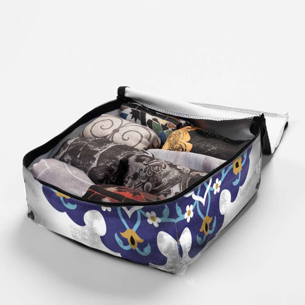 حقيبة تخزين الملابس من المخمل – موديل تانين (x2)