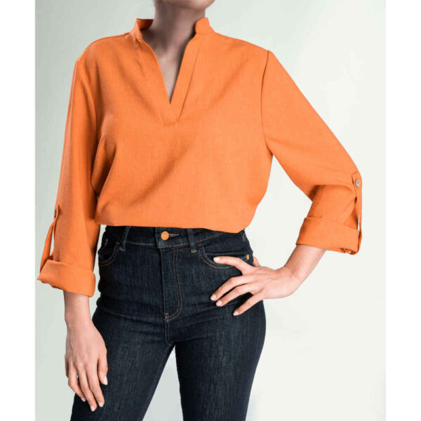 بلوزة نسائية بأكمام طويلة موديل راستا