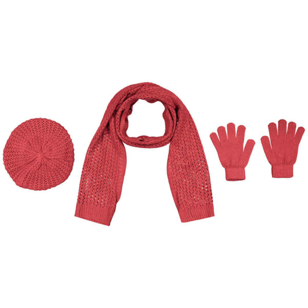 طقم قبعة وشال محبوك للنساء - نموذج ديانا