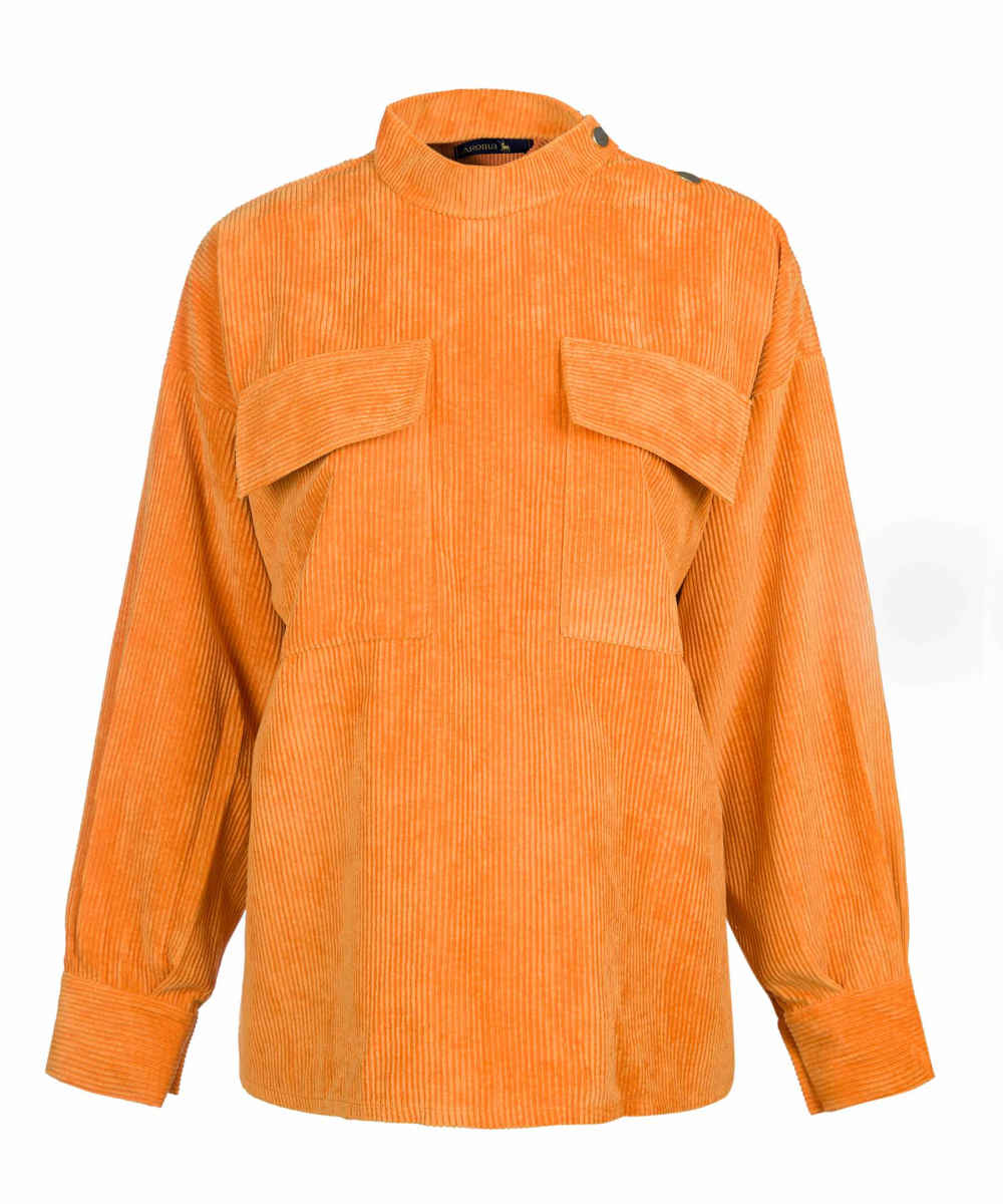 بلوزة نسائية بأكمام طويلة موديل أنهيتا