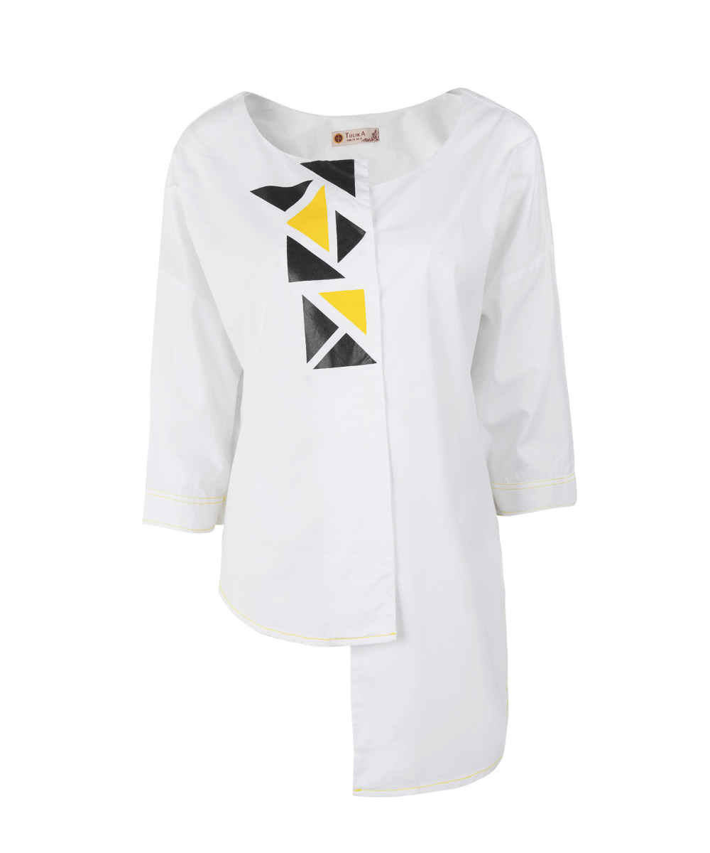 بلوزة نسائية بأكمام طويلة موديل توليكا