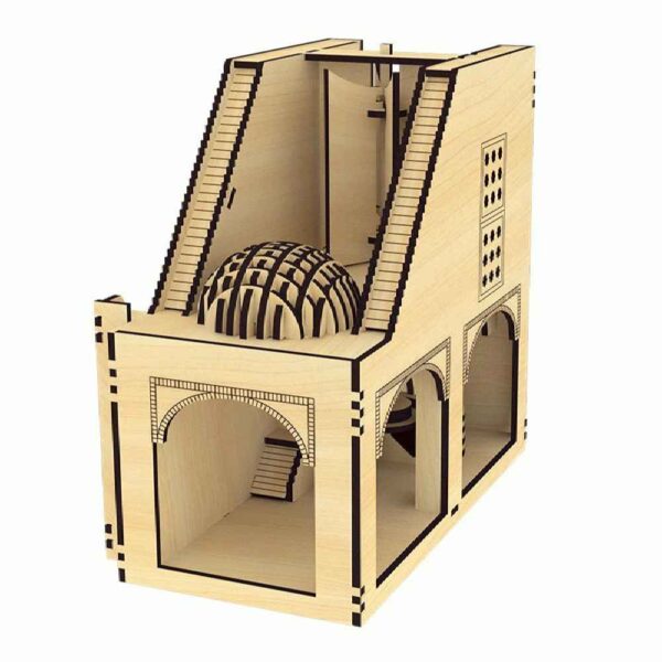 لغز ثلاثي الأبعاد مكون من 58 قطعة: طواحين الهواء القديمة في ناشطيفان – نموذج مفصل