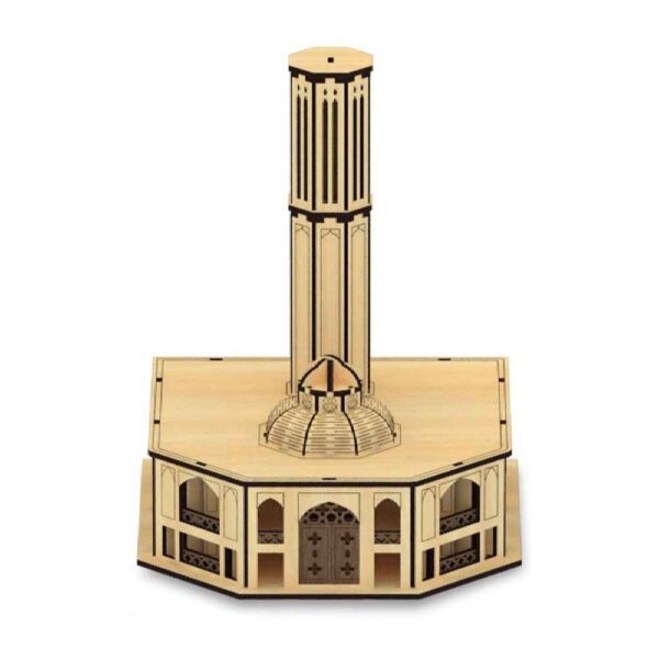 لغز ثلاثي الأبعاد مكون من 86 قطعة: برج الرياح دولات آباد – نموذج معماري