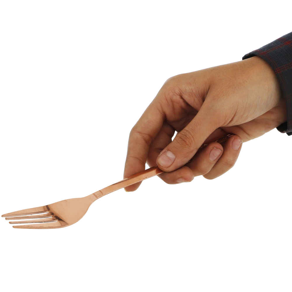 مجموعة أدوات المائدة من النحاس – ملعقة وشوكة فرناز (12 قطعة)