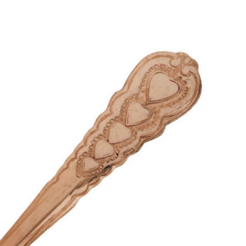 مجموعة شوك نحاسية بشكل قلب – 6 قطع