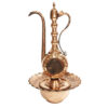 أفتابه نحاسي فارسي زخرفي مع وعاء غسل - نموذج بانا