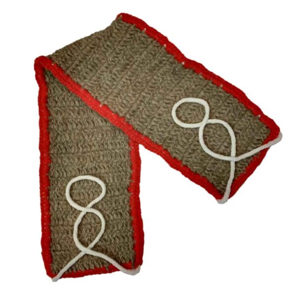 فرشاة الظهر للاستحمام من الصوف المحاك يدوياً