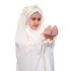 شادر صلاة إسلامي أبيض للبنات موديل خورشيدي