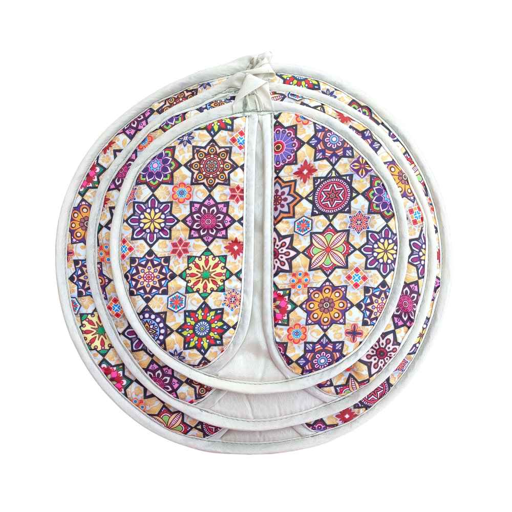 دامكوني – غطاء الأرز الإيراني مع مصيدة البخار مجموعة من 3 – نموذج غلابيتون