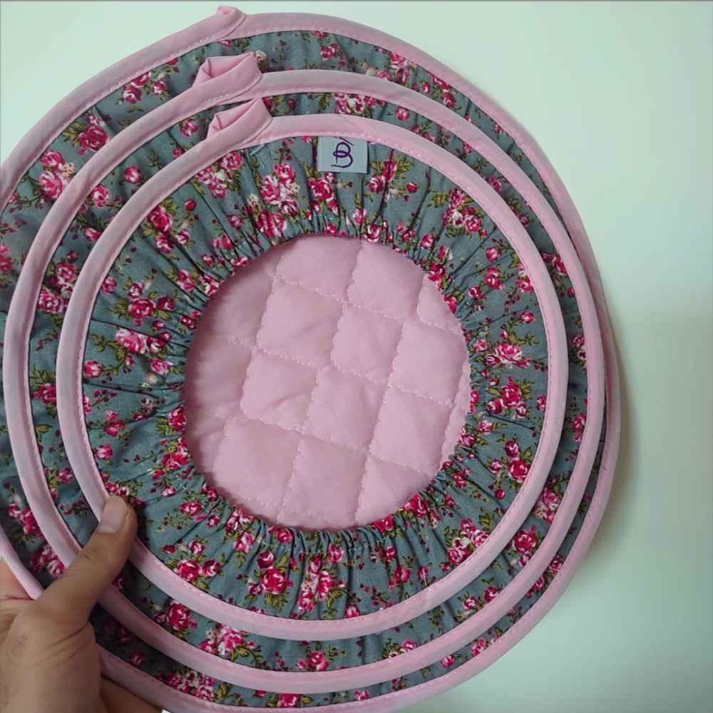 دامكوني – غطاء الأرز الإيراني مع مصيدة البخار مجموعة من 3 – نموذج كارين