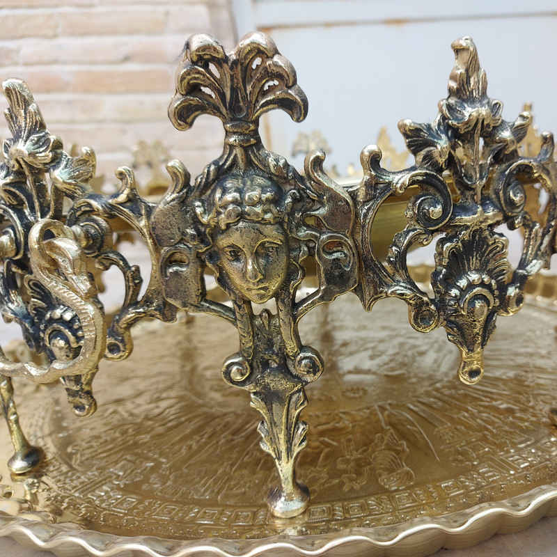 حارق الإسفند والبخور الإيراني – نحاس منقوش بتصميم زوايا