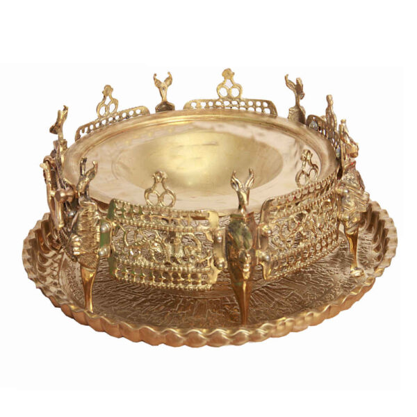 حارق الإسفند والبخور الإيراني - نحاس منقوش بتصميم غزال