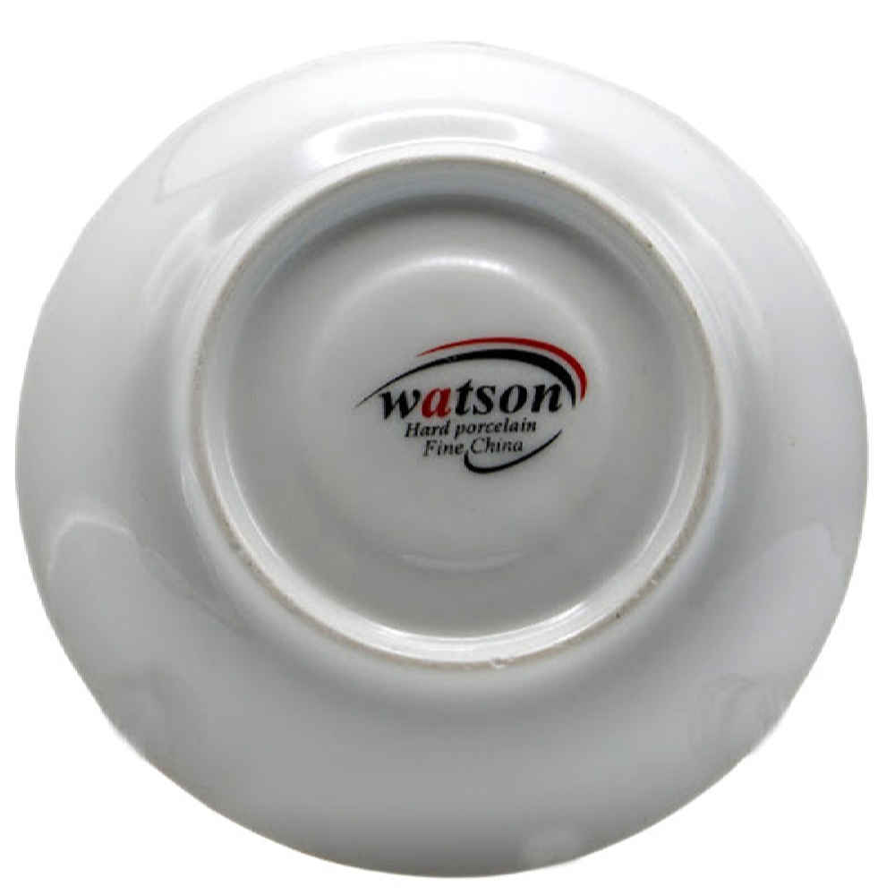 مجموعة من 6 صحون شاي بورسلان إيراني بتصميم شاه عباسي غالامكار