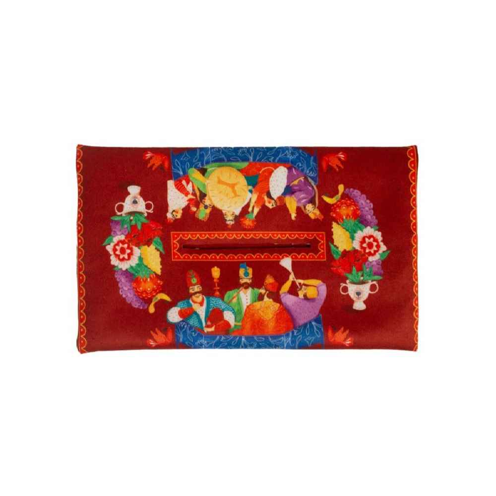 حامل مناديل مخملي فارسي – أناقة قاجار