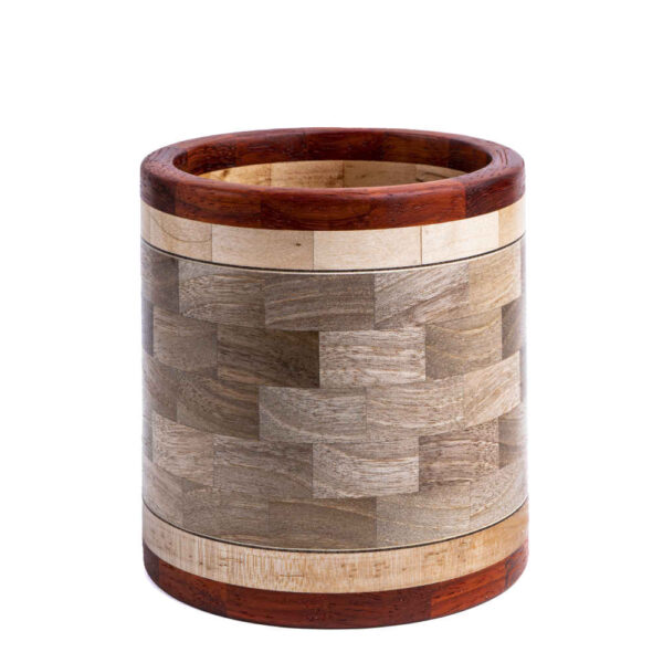 حامل فرش مكياج خشبي نموذج لوكس