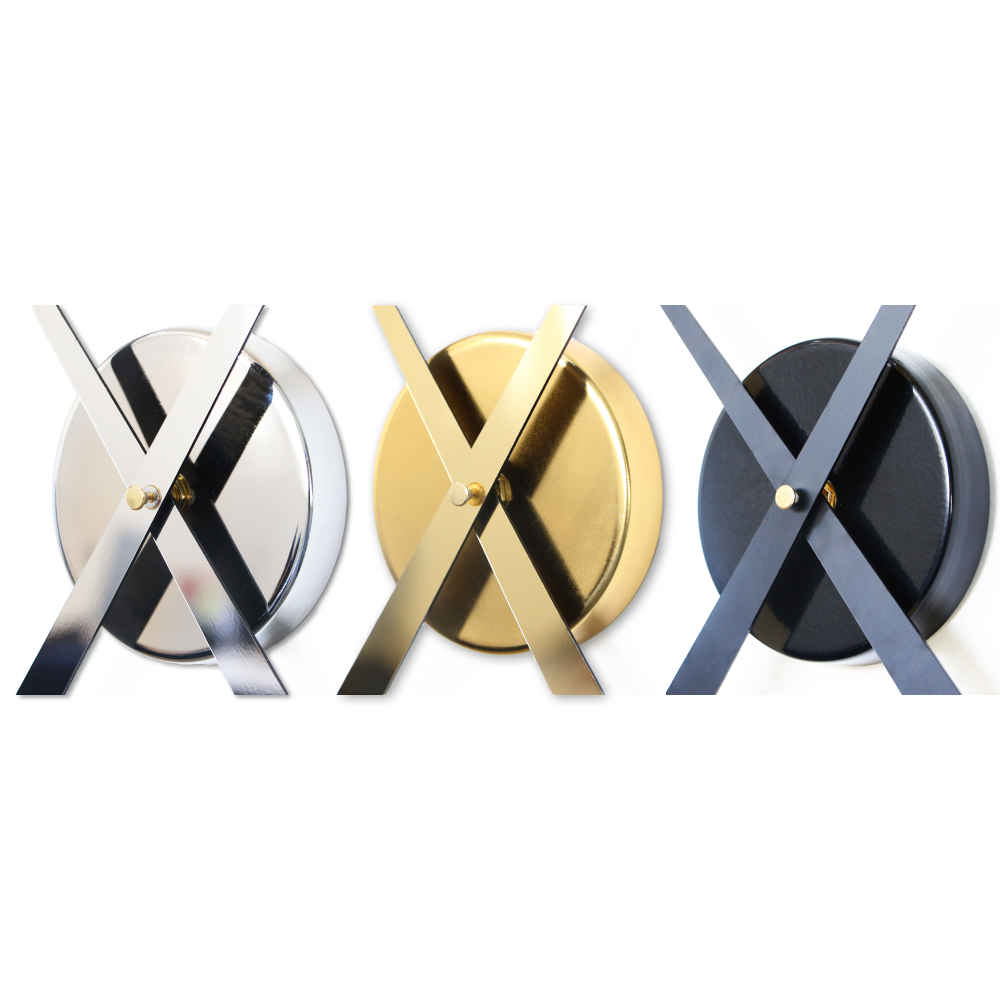 ساعة حائط ثلاثية الأبعاد بتصميم بسيط ونقوش الخط الإيراني – تمنى