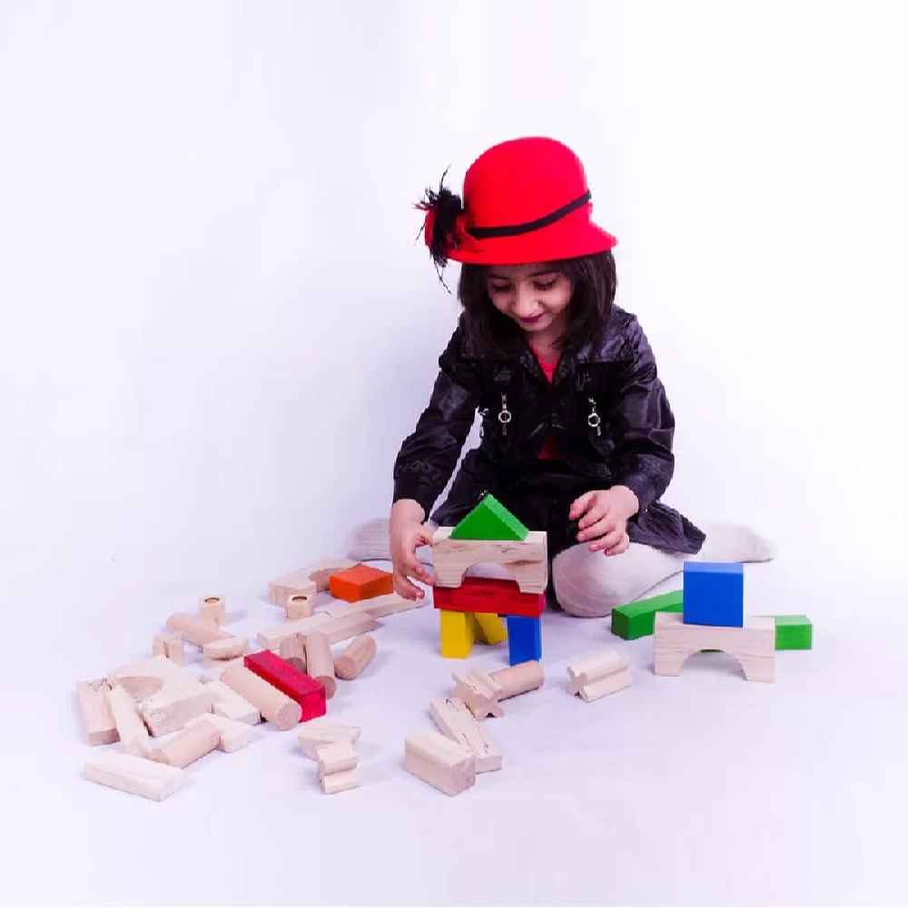 لغز دماغ خشبي هندسي بـ50 قطعة – تحدي شامل