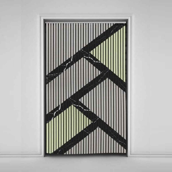 ستارة أفقيّة مخملية – طباعة تجريدية حدّية