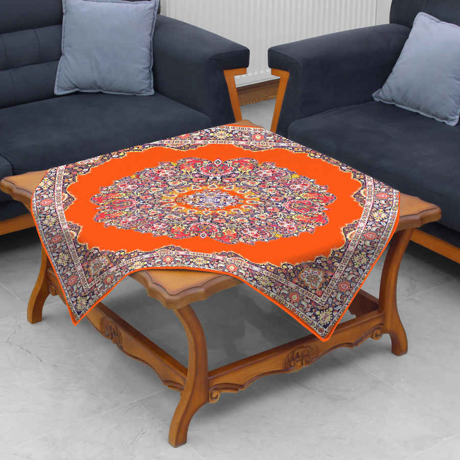 مفرش سفرة من الفلين بتصميم مستوحى من الأناقة الإيرانية بوته جغه