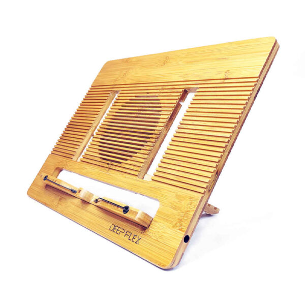 حامل كتب خشبي قابل للطي: مثالي للقراءة المريحة - ديب فليكس