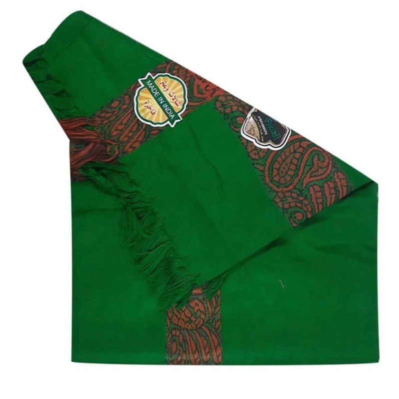 شال كشميري أخضر للرجال – نمط باكستاني مع نمط البقدونس