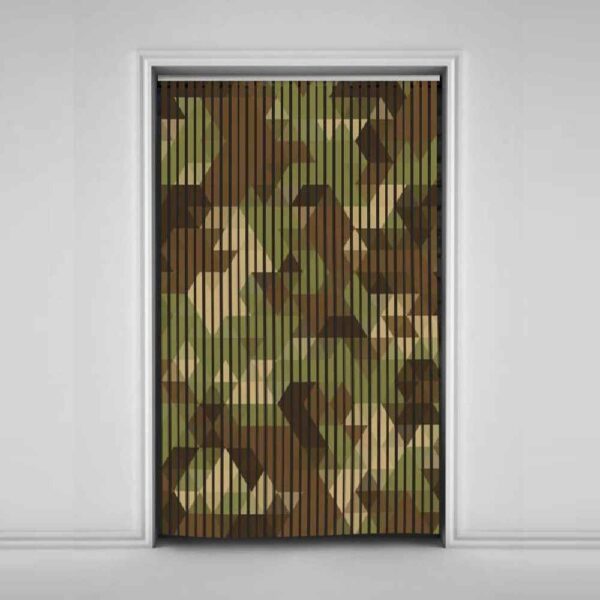 ستارة أفقيّة مخملية – طباعة هالة تجريدية