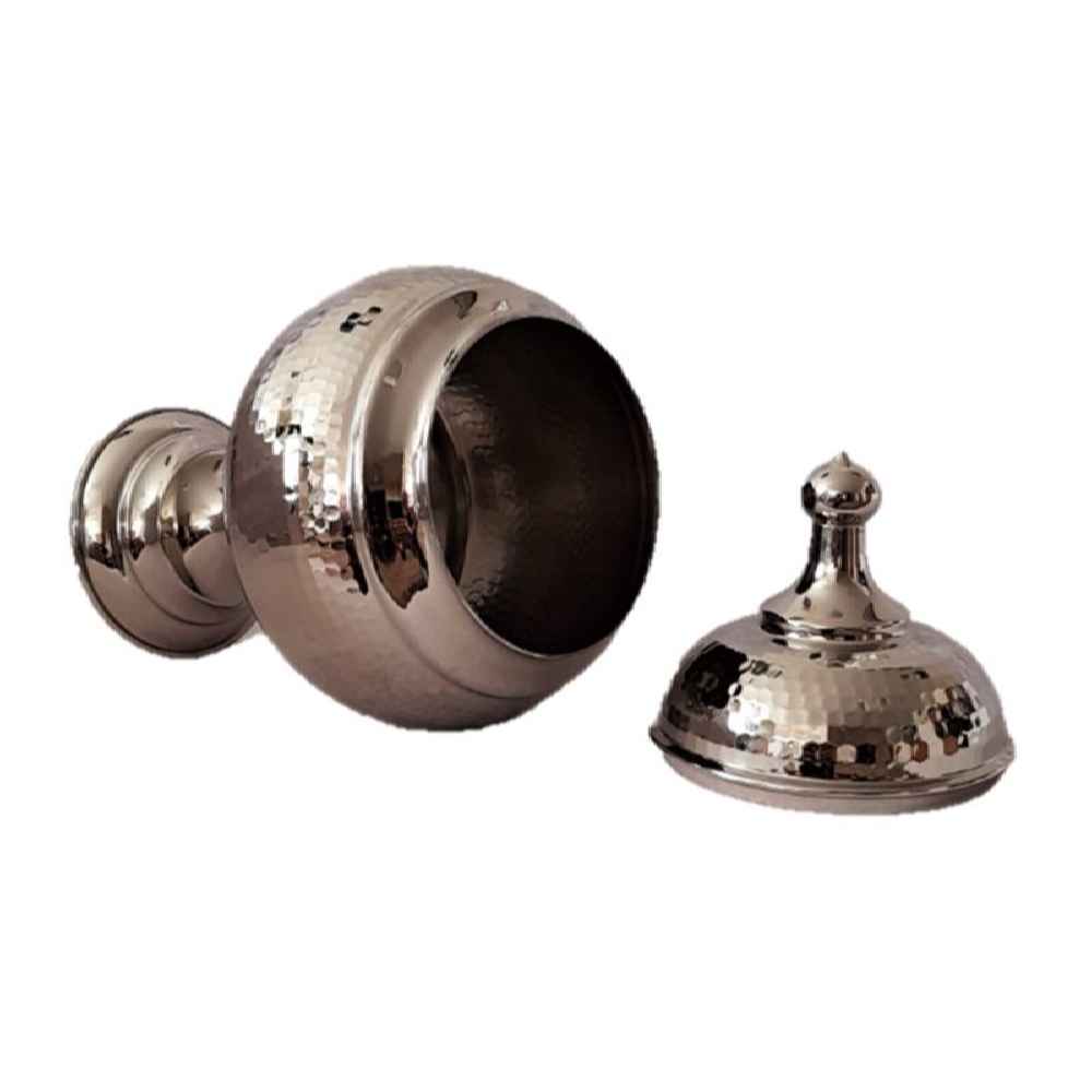 وعاء سكر إيراني نحاسي مصنوع يدويًا – محفور فضلي