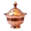 وعاء سكر إيراني نحاسي مصنوع يدويًا - محفور سروين