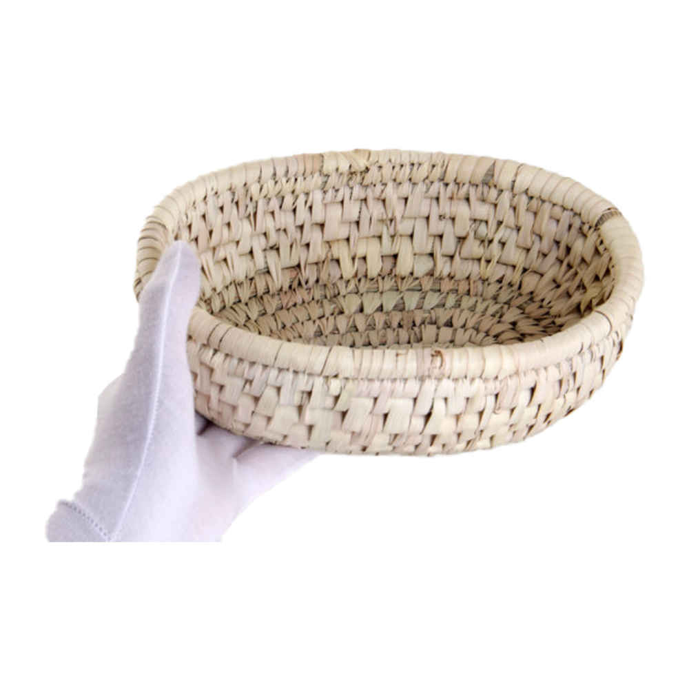 سلة تخزين من أوراق نخيل محبوكة نموذج آزين