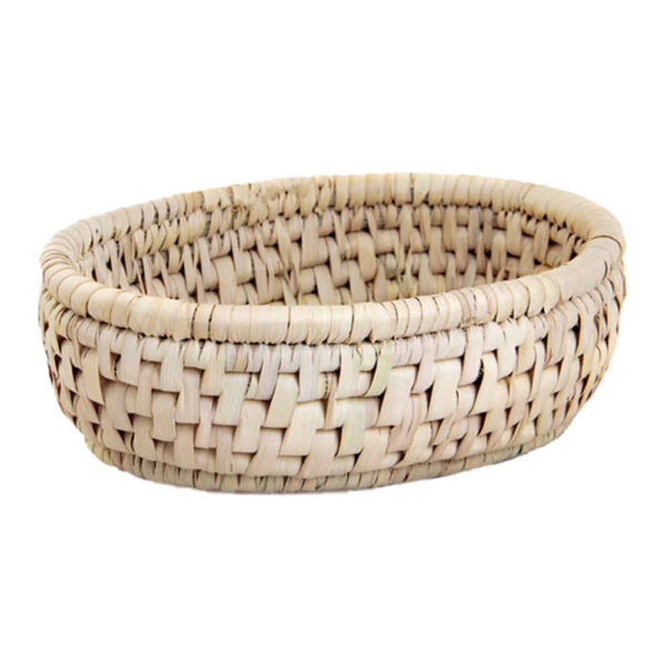 سلة تخزين من أوراق نخيل محبوكة نموذج آزين