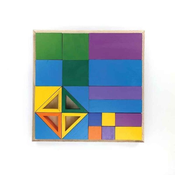 لغز دماغ خشبي لكتل الأطفال – لعبة تعليمية إبداعية