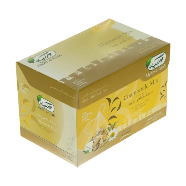 خليط شاي أعشاب: البابونج، قشر الحبوب، الستيفيا والقرفة - 4 حزم