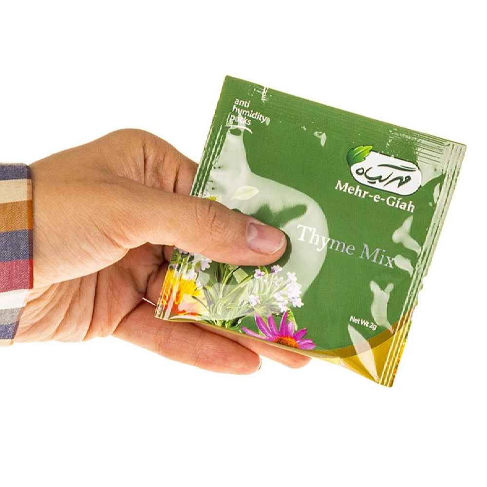 خليط شاي أعشاب: الزعتر، الزيزفون، الإكليل الأخضر، والزعفران – 4 حزم