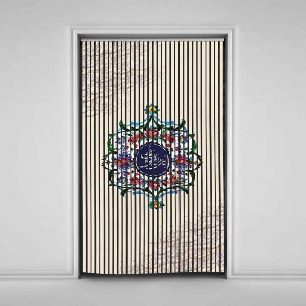 ستارة أفقيّة مخملية إيرانية – طباعة جان و دل تجريدية