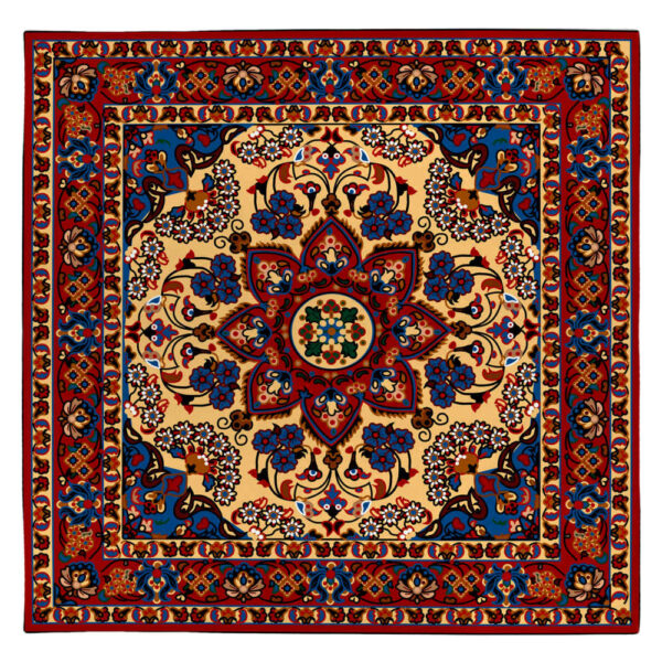 مفرش طاولة إيراني أنيق بتصميم فني