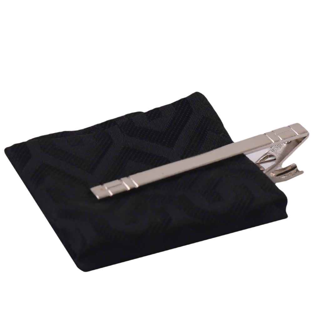 مجموعة إكسسوارات رجالية من رباط العنق والمنديل والأزرار – فاخرة زينا